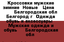 Кроссовки мужские зимние. Новые › Цена ­ 1 500 - Белгородская обл., Белгород г. Одежда, обувь и аксессуары » Мужская одежда и обувь   . Белгородская обл.